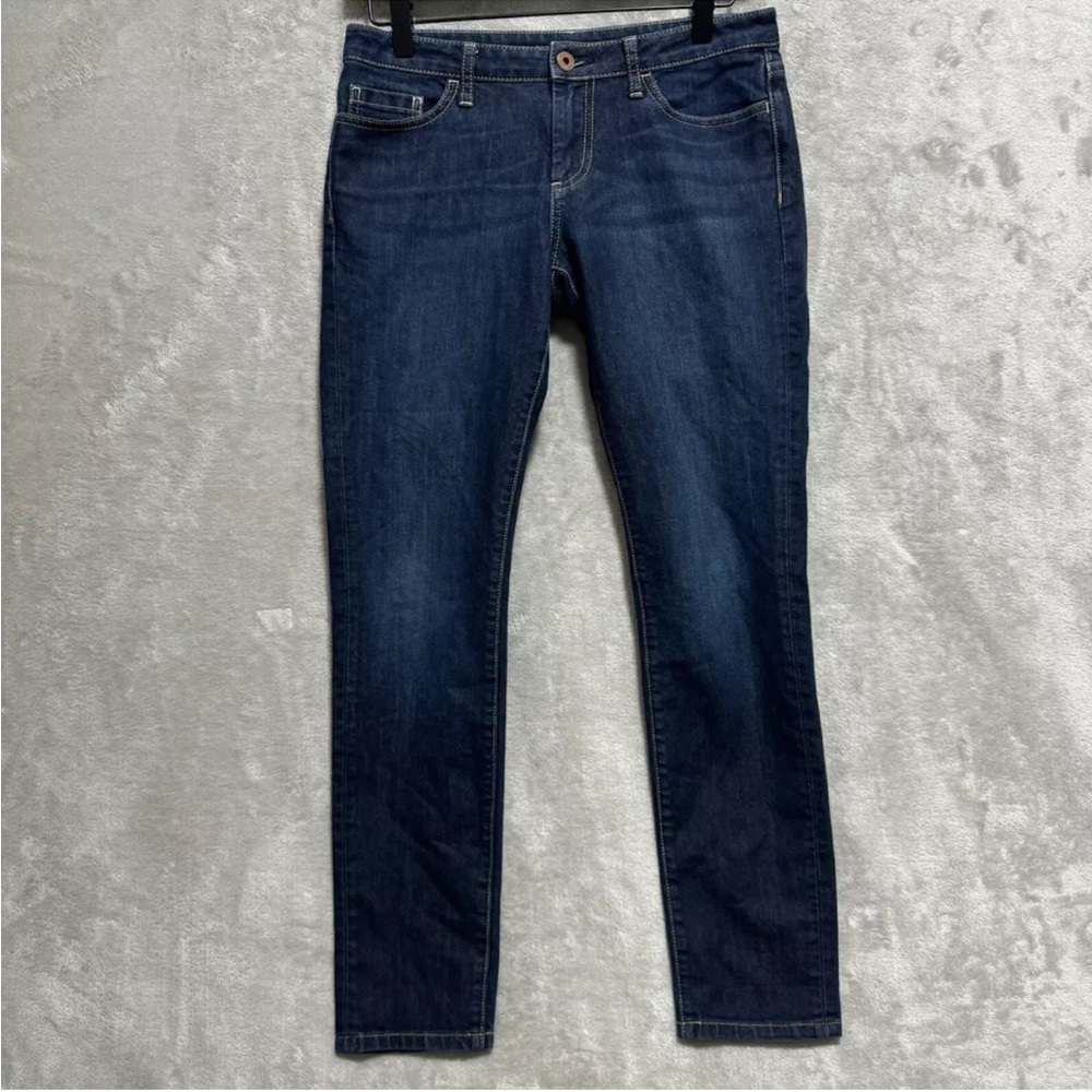 EUC Banana Republic Womens Size 27 Blue Denim Jeans Ultimate Skinny Casual
